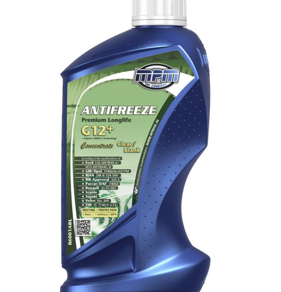 Антифриз MPMOIL / концентрат / прозорий / 1л. /( VW TL 774D/F, MB 325.3)