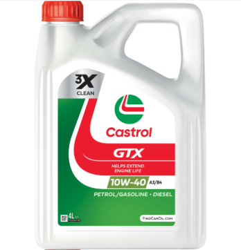 масло Castrol 10W-40 GTX A3/B4  (4л)