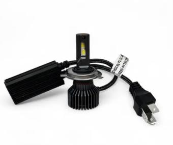 лампа LED H4 12V-24V MICHI Can 75W 5500K 5300L радиатор с вентилятором H4 Michi Can 75W LED - зображення 3