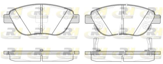 Гальмівні колодки дискові