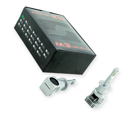 лампа LED H1 12V-24V M3 6500K 6500L 27W радиатор + вентилятор