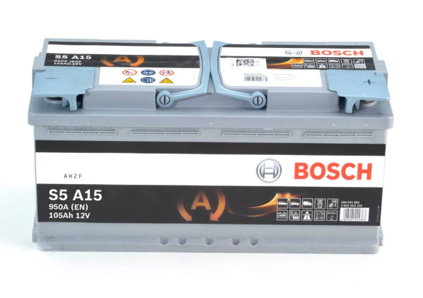 Аккумулятор BOSCH 105Ач 950А AGM (L6) (0) Евро прав + (2 года гар)