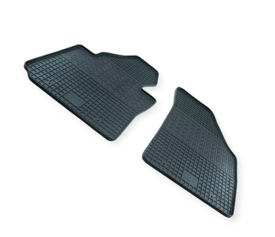 коврики салона VW Caddy 2004-2015  борт 1см, евроклетка (2шт) передние Polytep