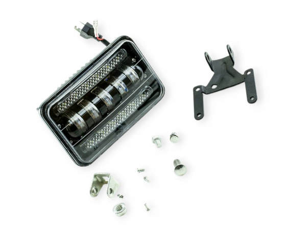 фара дополнительная LED  прямоуг. 170х110х60 (Д/В/Ш) 50W ближний + ДХО