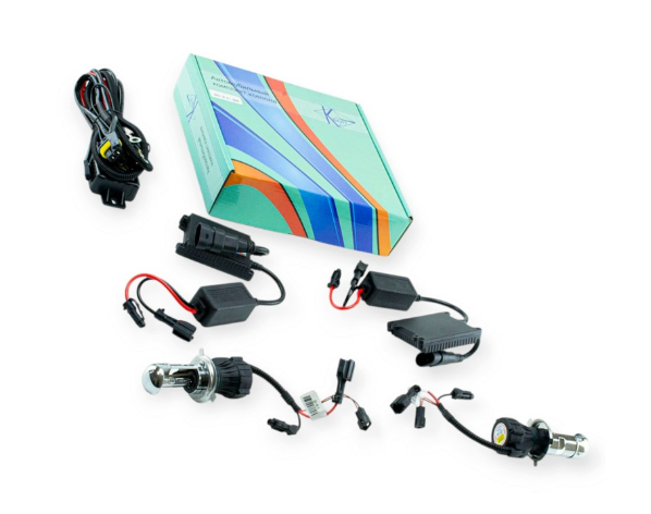 ксенон H4 12v 5000k КВАНТ биксенон