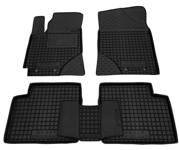 коврики салона Geely Emgrand EC7 2009-> борт 2,5см, с перемычкой