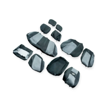 чехлы салона Chevrolet Lacetti 2004-> седан раздельная "ткань" серые