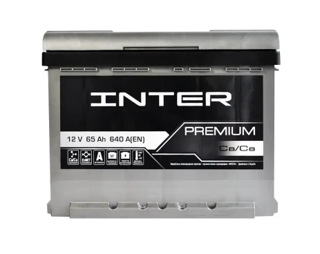 Аккумулятор  INTER  65Ач 650A limited edition (L2) (0) Евро правый +