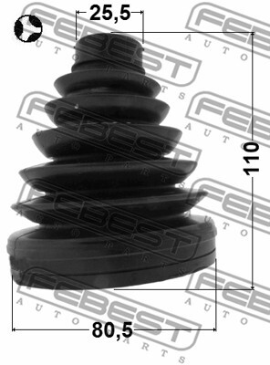 Пильовик приводу колеса