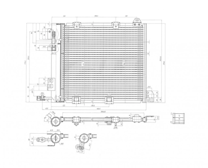 радиатор кондиционера Opel Astra G 1.7-2.2DTI (98-05)  (HART)