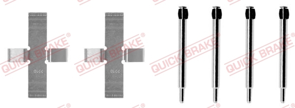 Тормозные аксессуары (Монтажный комп-кт колодки)