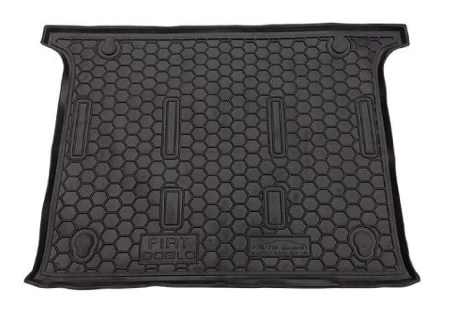коврик багажника Fiat Doblo 2010-2021 (5мест) корот. база