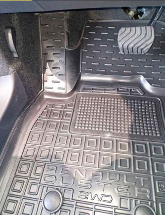 коврики салона Renault Duster 2025-> 2WD борт 2,5см, с перемычкой  "под заказ" 12178 - зображення 2