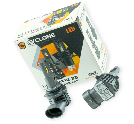 лампа LED HB4 12V Type 33 12W 5000K 4800L радиатор