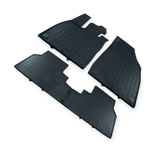 коврики салона VW ID.3/4/5/6 2020->, Skoda Enyaq IV 2021->  борт 1см, евроклетка  (4шт) Дубно