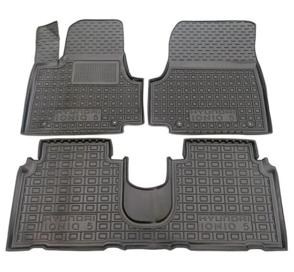 коврики салона Hyundai loniq 5 2021-> борт 2,5см, с перемычкой