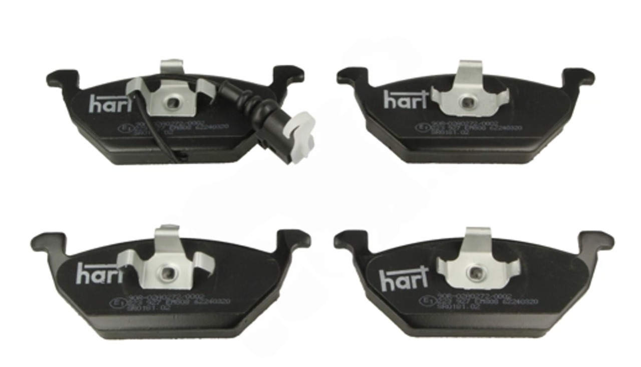 колод.торм. пер. VW Golf IV, Skoda Oktavia 1.6, FABIA I (1999-2008) с датч.  (HART)