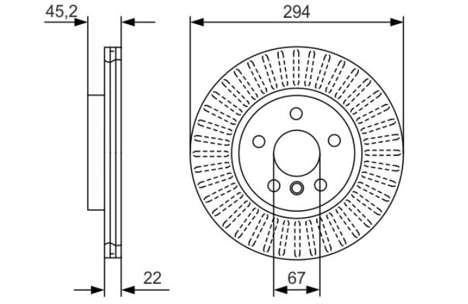 Гальмівний диск 0986479C91 - зображення 2