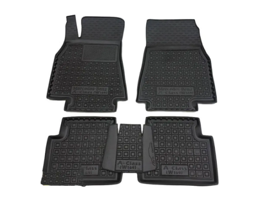 коврики салона Mercedes W177 (А-class) 2018->  борт 2,5см, с перемычкой