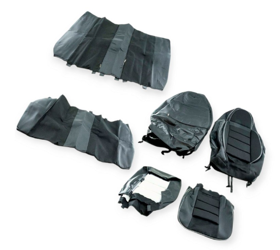 чехлы салона универс. Universal B "пилот" серые  комбинированные