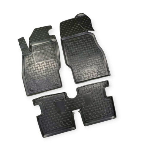 коврики салона Opel Corsa E 2014-> (5дв.) борт 2,5см, с перемычкой