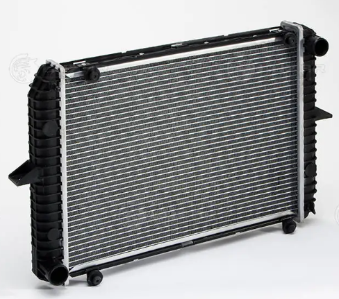 радиатор двиг. Газель 2хрядн. с\о алюм. (Luzar) цельнопаяный