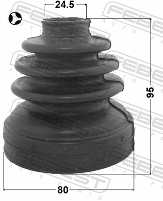 Пильовик приводу колеса