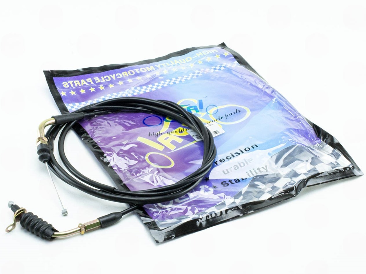 трос газа GY6-50/60/80/125/150 (гайка-ушко) 2,15 м