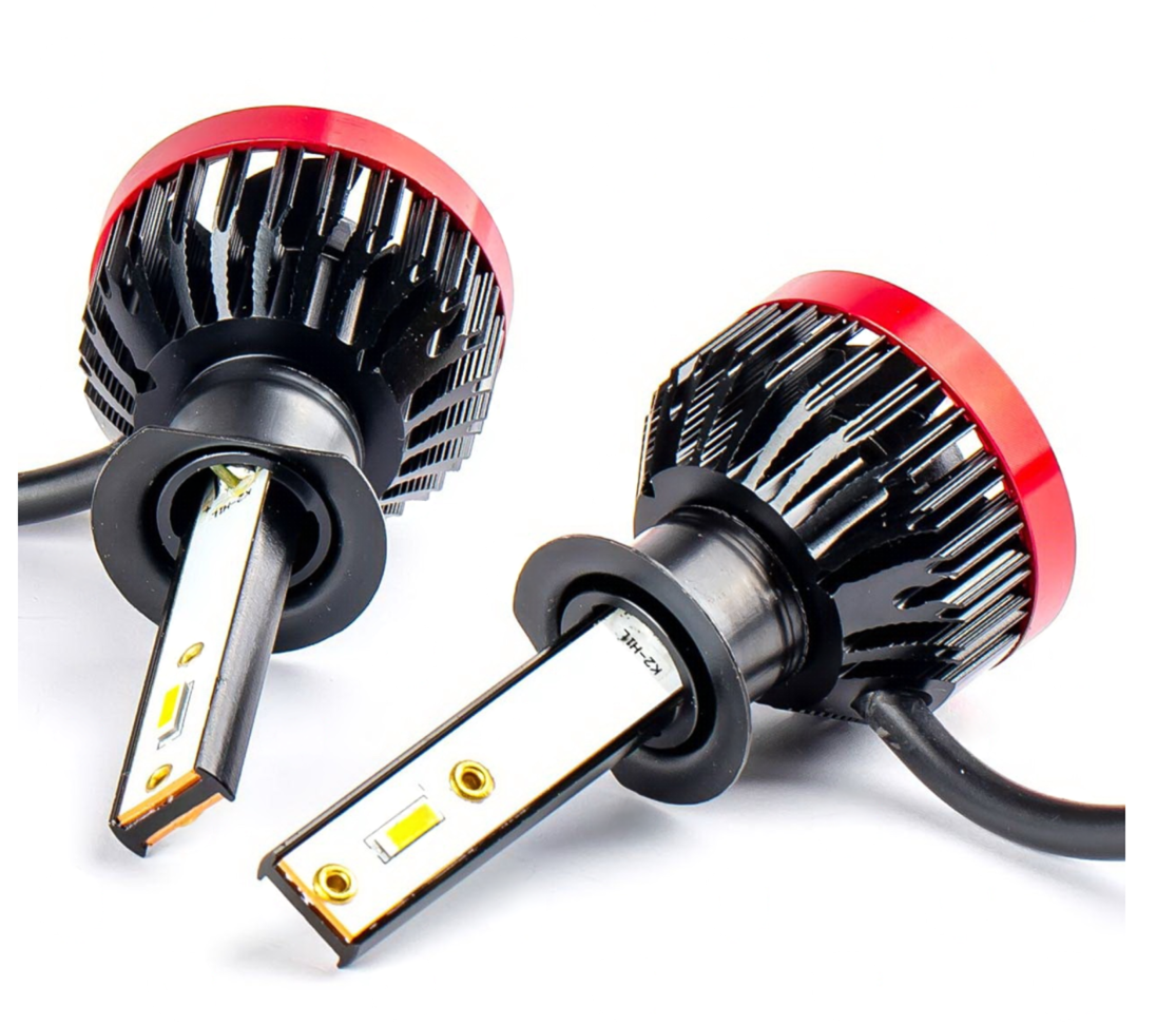 лампа LED H1 12V  50W EUROTUN K2 8000L 6000K радиатор с вентилят.