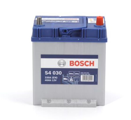 Аккумулятор Bosch (J) S4 Silver 40Ah, EN330 правый "+" 187x127x227(ДхШхВ) Japan