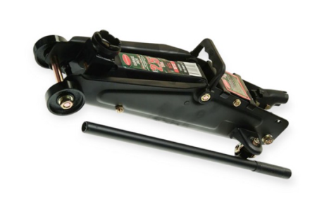 домкрат гидравл. подкатной 2,5 Т 135-387мм  (коробка) с резиновой накладкой Rock Force