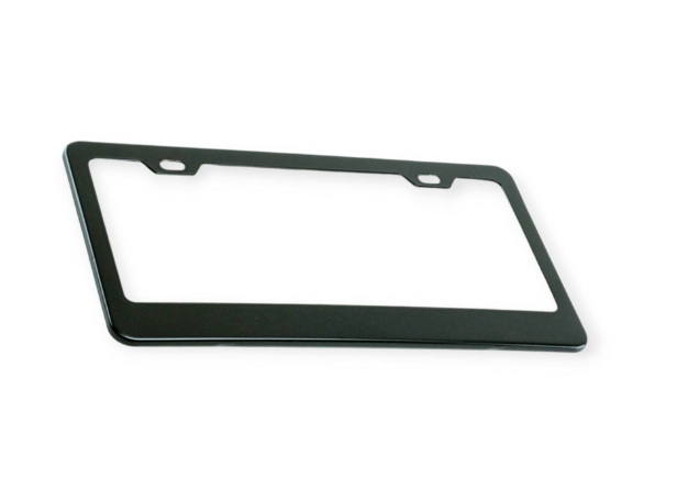 рамка под номер  книжка  "Америка" нержавейка 30,5х15,5 см (2 отверствия) черная 100 606 - зображення 2