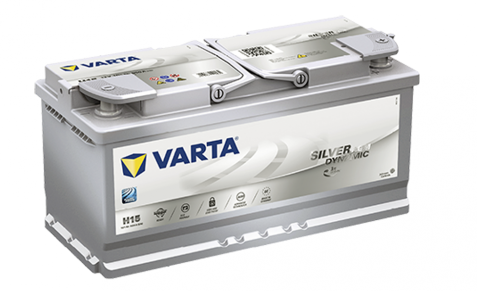 Аккумулятор VARTA 105Ач 950А AGM Silver Dynamic (L6) Евро прав + (2 года гар)