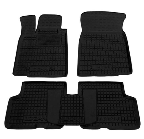 коврики салона Renault Logan 2006-2012 универсал борт 2,5см, с перемычкой