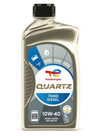 масло Total  10W-40 Quartz 7000 Diesel SN/CF (1л)
