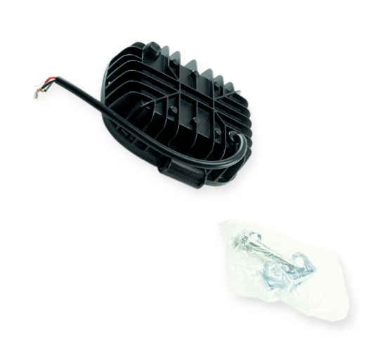 фара дополнительная LED  прямоуг. 120х95х50 (Д/В/Ш) 20W CREE дальний 3030 - зображення 2