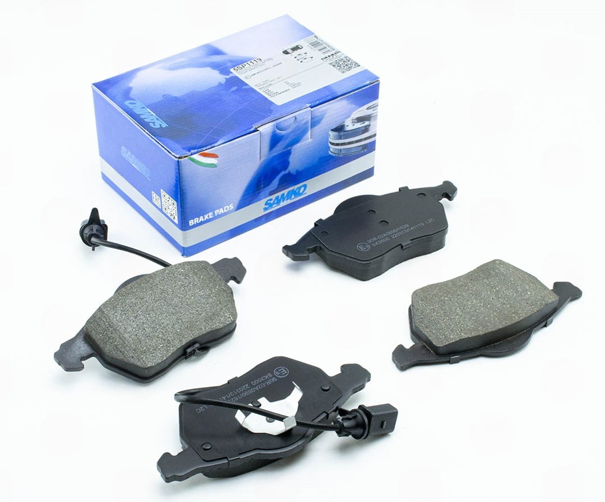 колод.торм. пер. Audi A6 С5 - VW Passat B5 (96-05), Skoda Superb (01-08) с датч.  (LPR-SAMKO)