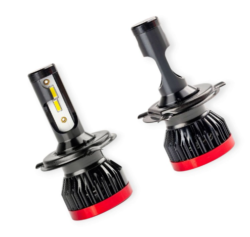 лампа LED H4 12V EUROTUN K2 50W 8000L 6000К радиатор + вентилятор ET-K2-H4 - зображення 2