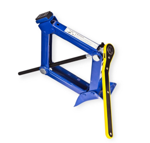 домкрат ромбовый  1,5Т 100-390мм  резиновая опора, трещетка Vitol