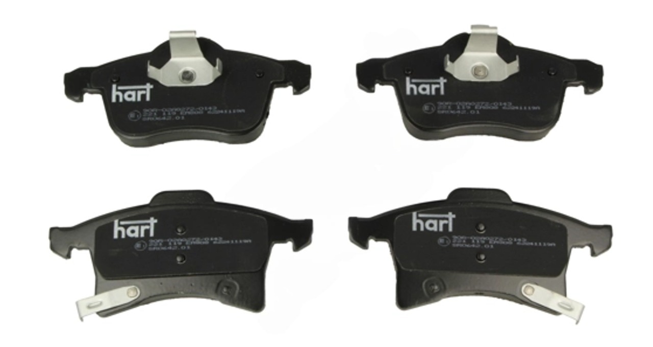 колод.торм. пер. Opel Astra H, Meriva A  (HART)