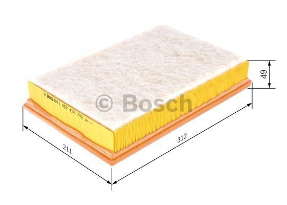 Фільтр повітряний 1 457 433 742 - зображення 5