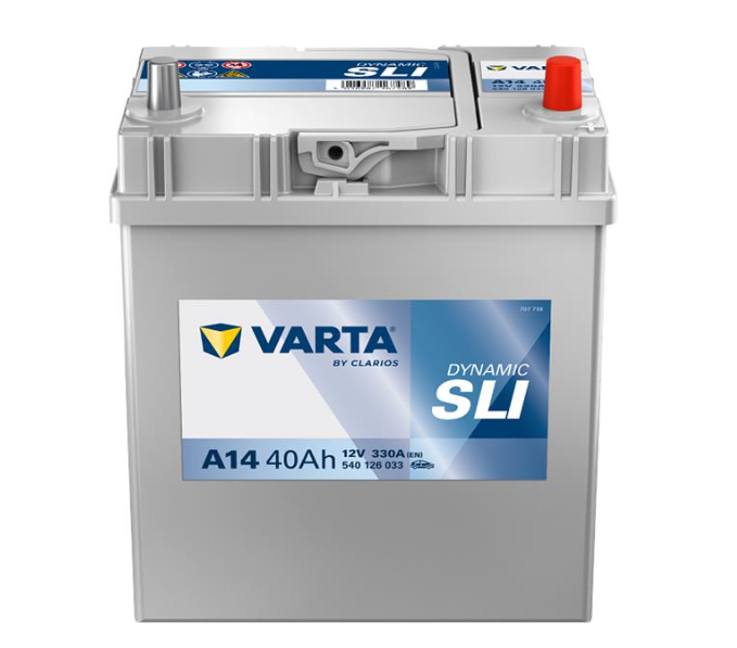Аккумулятор VARTA BLUE DYNAMIC 40Ah, EN 330, правый "+" 187x127x227 (ДхШхВ) Japan | 6СТ-40 АзЕ (A14)