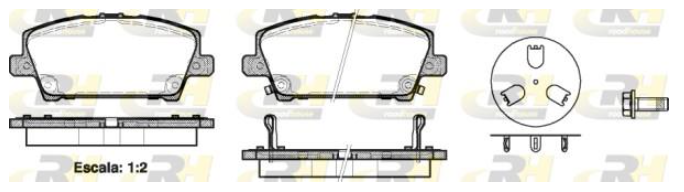 Гальмівні колодки дискові