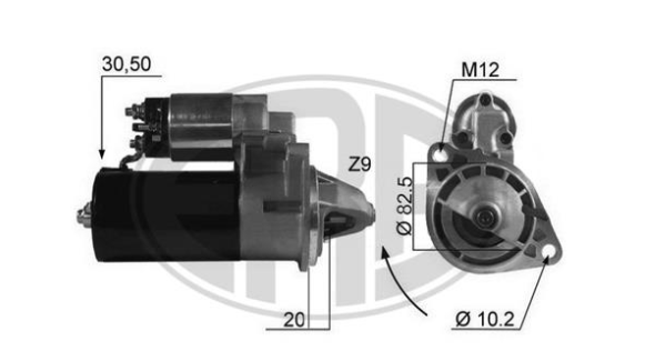 Стартер VAUXHALL,DAEWOO,SAAB,OPEL
