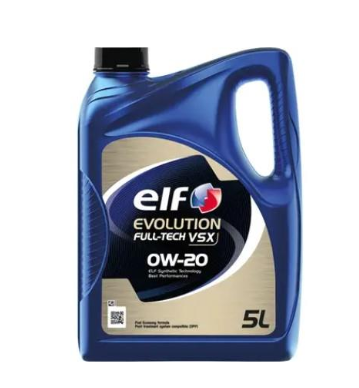 Моторна олива Elf Evolution Fulltech VSX / 0W20 / 5л. / (ACEA C5, Porsche C20, VW 508.00/509.00 )