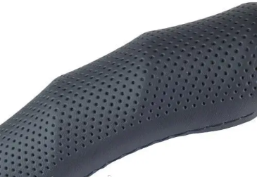 чехол руля  L  кожзам  (39 - 41 см)  черный Vitol  рефленный, один шов, перфор. VLOD-W171 Bk L - зображення 2