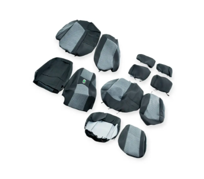 чехлы салона Skoda Octavia Tour 1996-2010 "ткань" черные