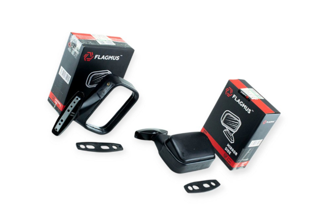 зеркало наружное 2101-06, 2121, ИЖ большое на ножке (пара) Flagmus