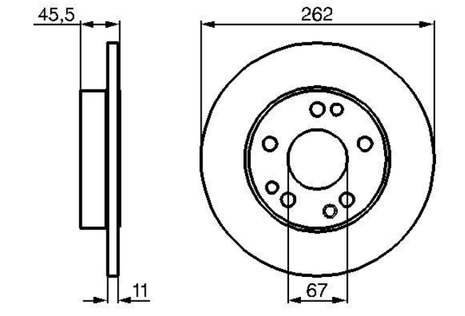 Гальмівний диск 0986478114 - зображення 2