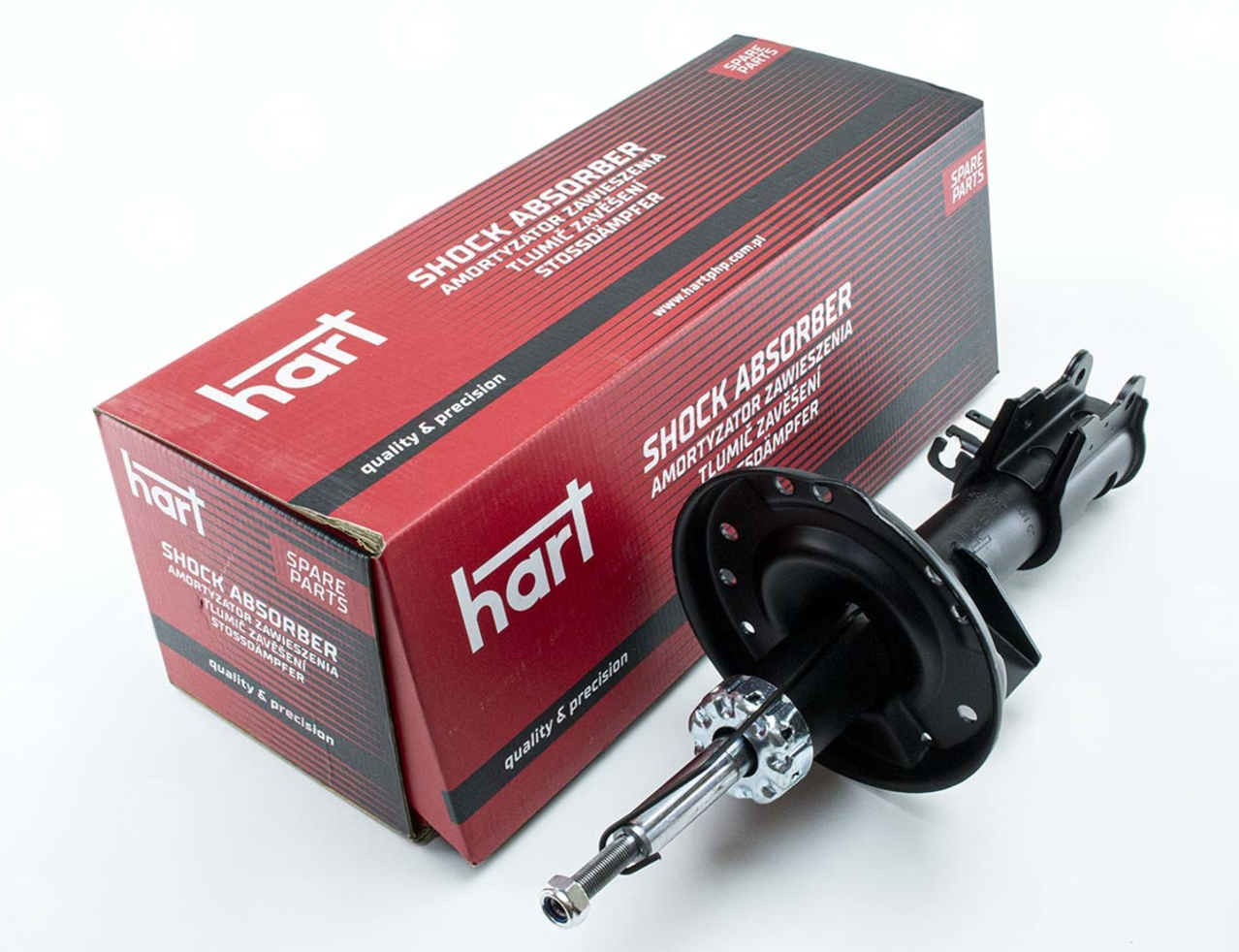 амортизатор пер. Fiat 500 07-> правый R  (HART)